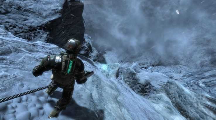 Wall climbing in Dead Space 3