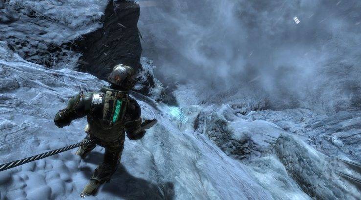 Wall climbing in Dead Space 3