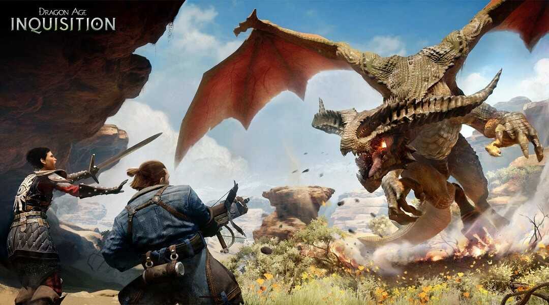 dragon age inquisition dragon boss fight