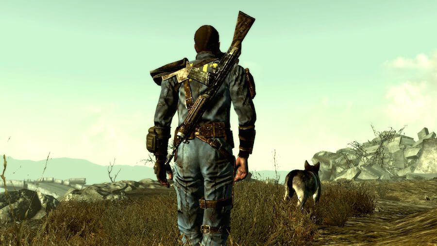 The vault dweller and his companion