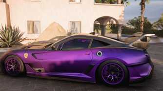 forza horizon 5 ferrari 599xx evo purple
