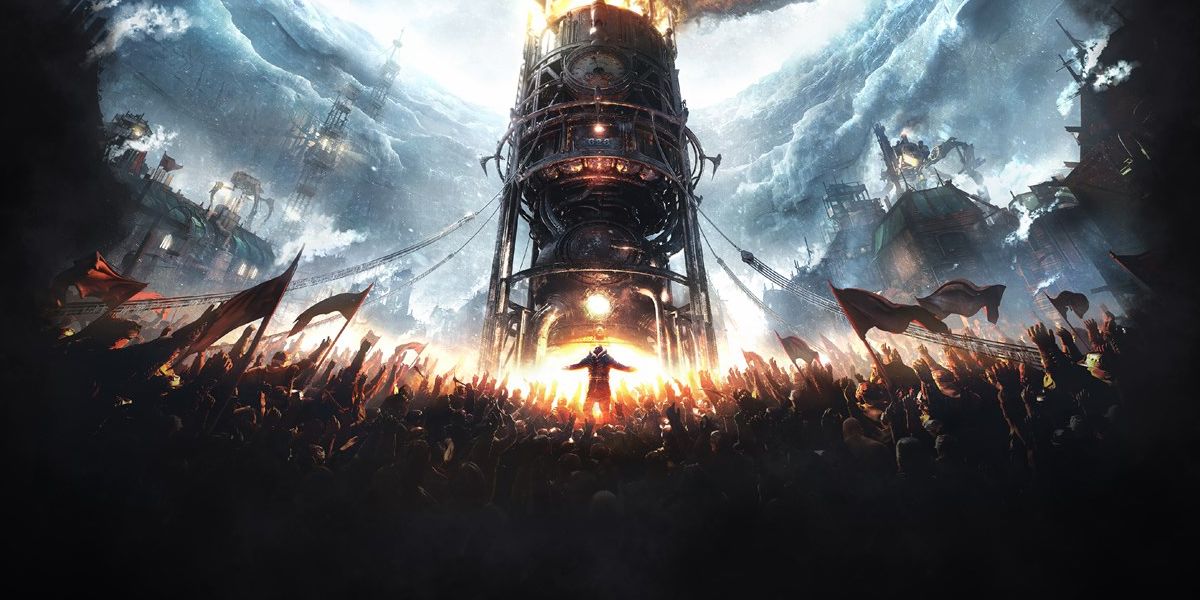 The cover art for Frostpunk