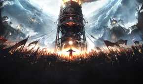 The cover art for Frostpunk