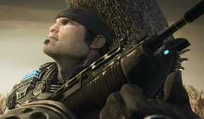 gears of war 2 Marcus leaning on a tree
