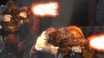 gears of war 2 two locust shooting
