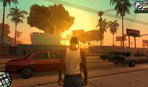GTA San Andreas running on PS2