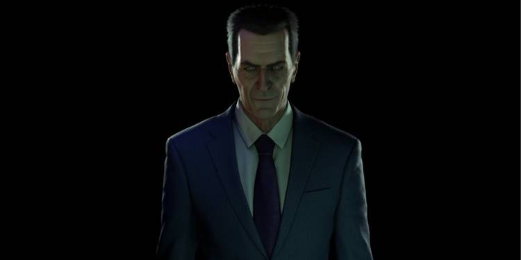 A man standing against a black background
