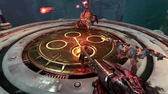 A screenshot of gameplay from Doom Eternal