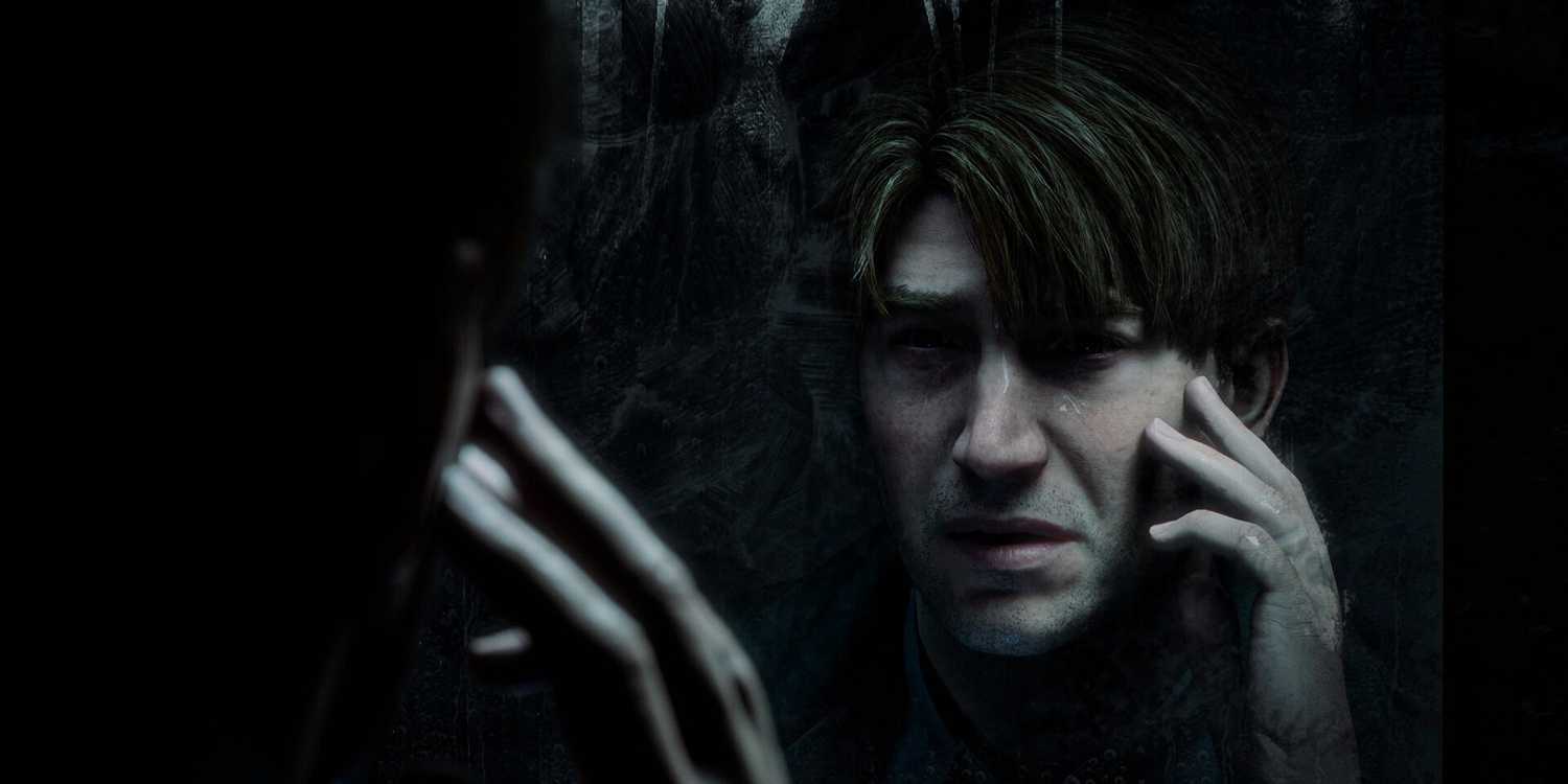 James Ferguson on a call while looking into the mirror