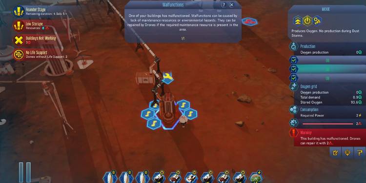 Building a tower in Surviving Mars