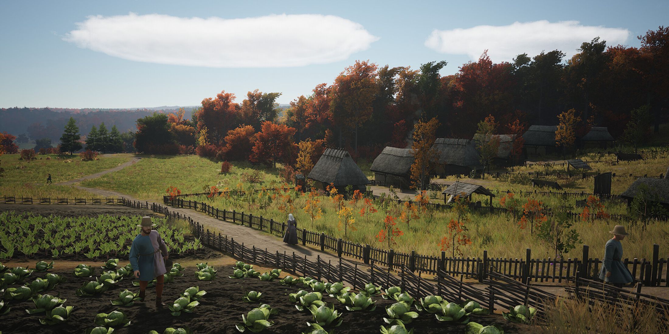 A farm in Manor Lords