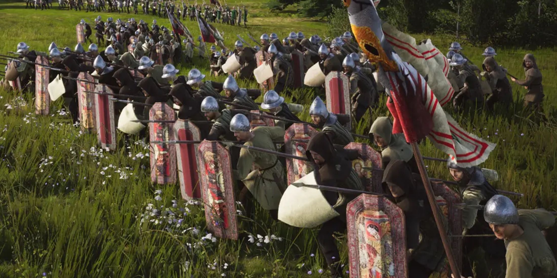 A small skirmish in Manor Lords