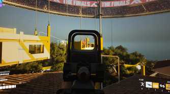 Aiming a gun in the finals