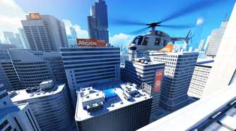 Mirror's Edge helicopter passing by