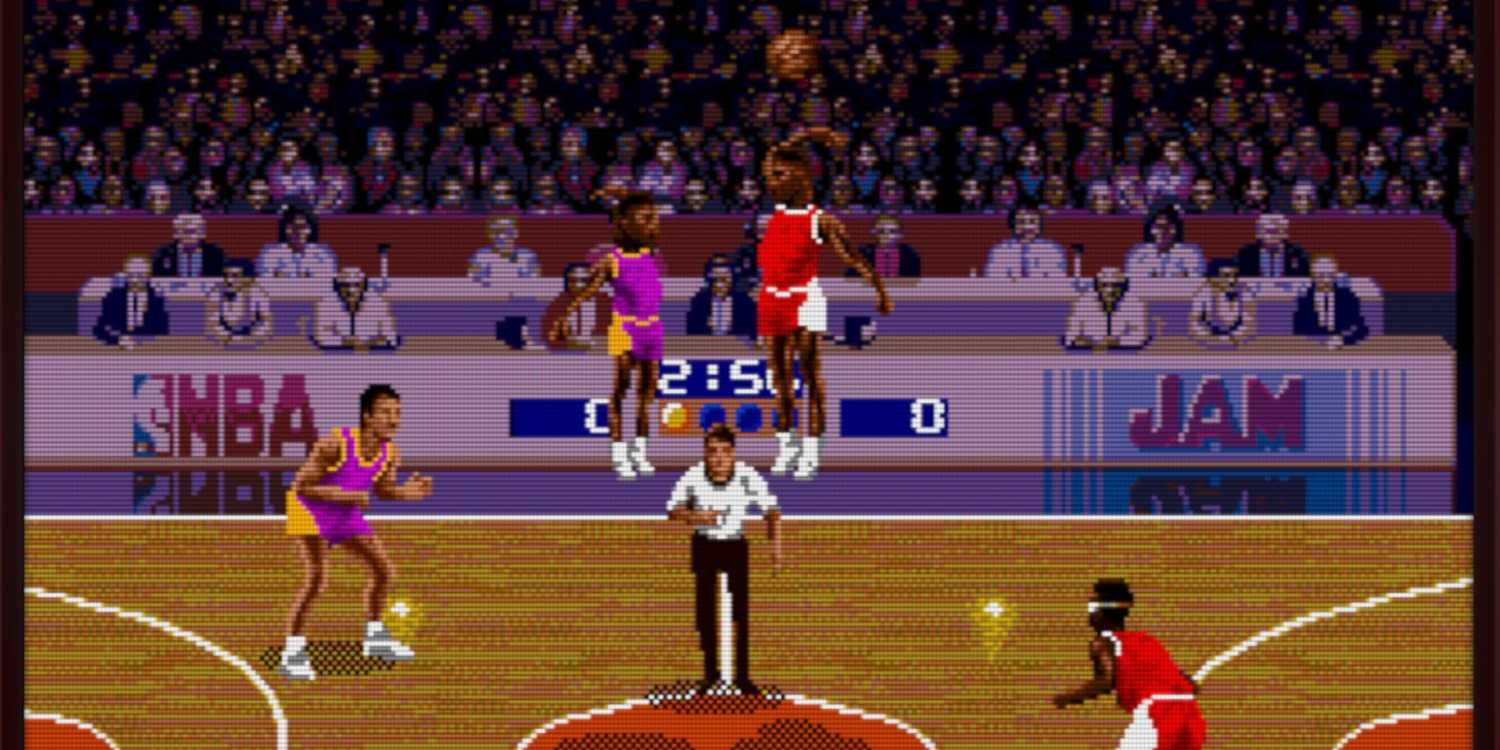 NBA Jam tip off