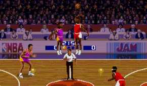 NBA Jam tip off