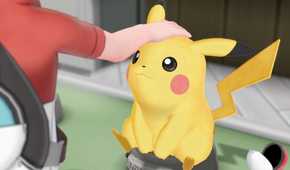 A screenshot of gameplay for Pokemon Lets Go Pikachu