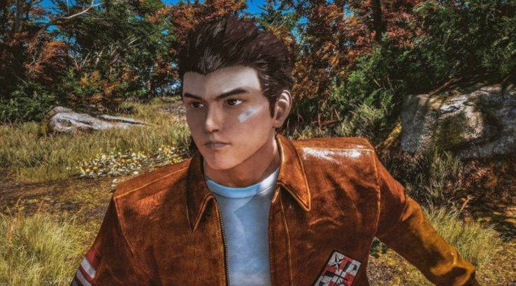 A closeup of the main character from Shenmue