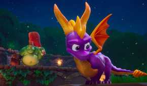Spyro looking down to the ground