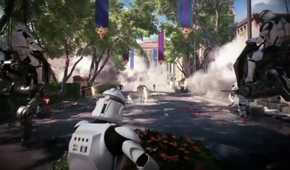 A screenshot of gameplay from EA's Star Wars Battlefront 2