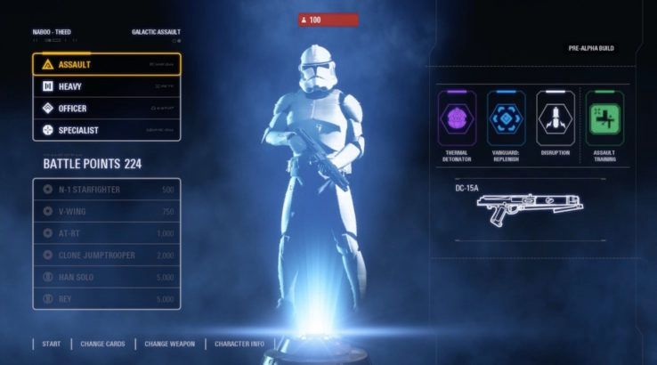 A screenshot of gameplay from EA's Star Wars Battlefront 2
