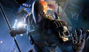 A screenshot of Deathstroke in Suicide Squad Kill the Justice League