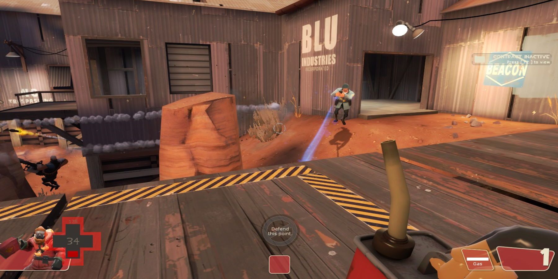 King of the hill game mode in team fortress 2