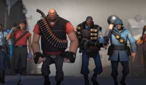 Team fortress 2 character lineup