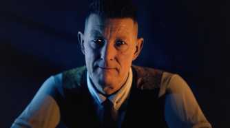 a closeup of tony pankhurst as the curator
