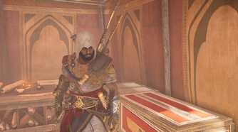 assassin's creed origins, Bayek in a small room