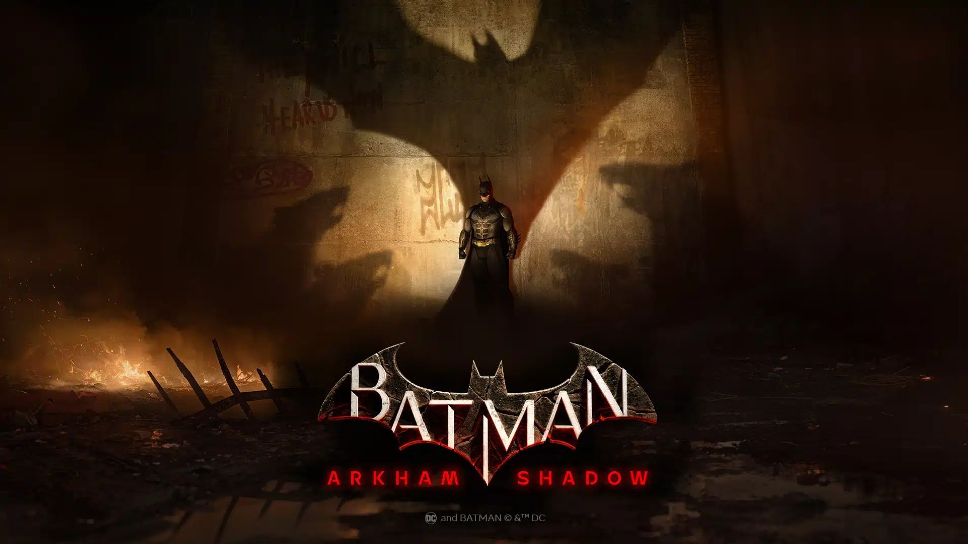 The reveal title for Batman Arkham Shadow
