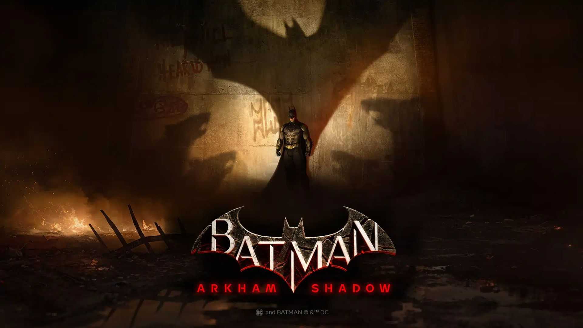 The reveal title for Batman Arkham Shadow