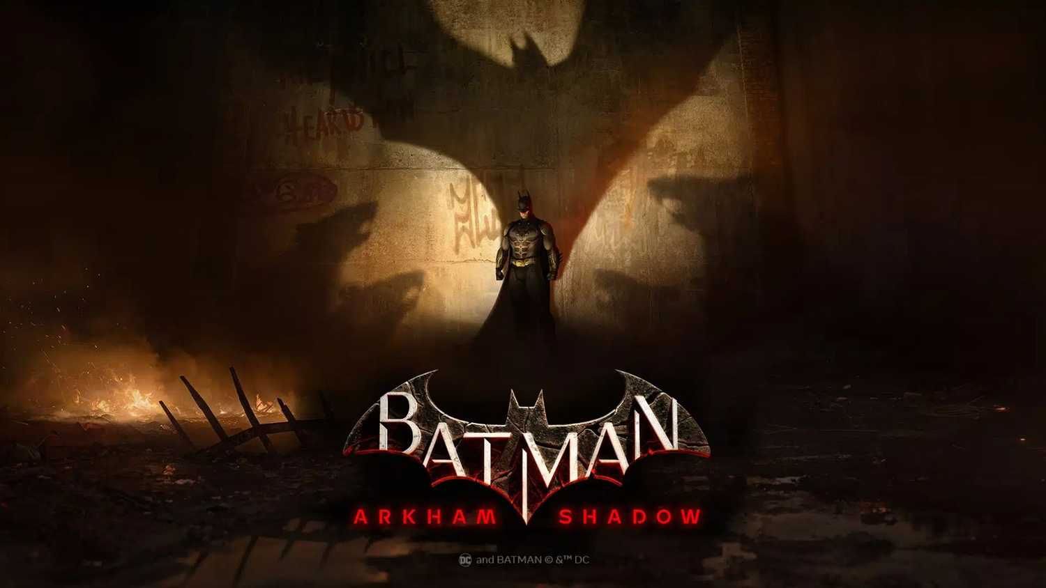 The reveal title for Batman Arkham Shadow