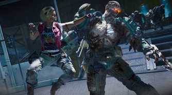 black ops 6 Maya punching a large zombie in the face