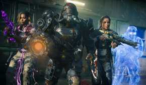 black op 6 four operators standing together in zombies mode