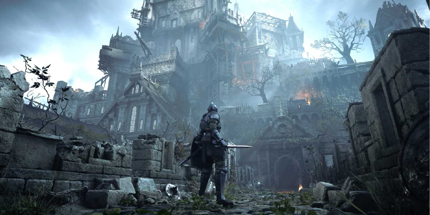 demons souls standing outside boletaria
