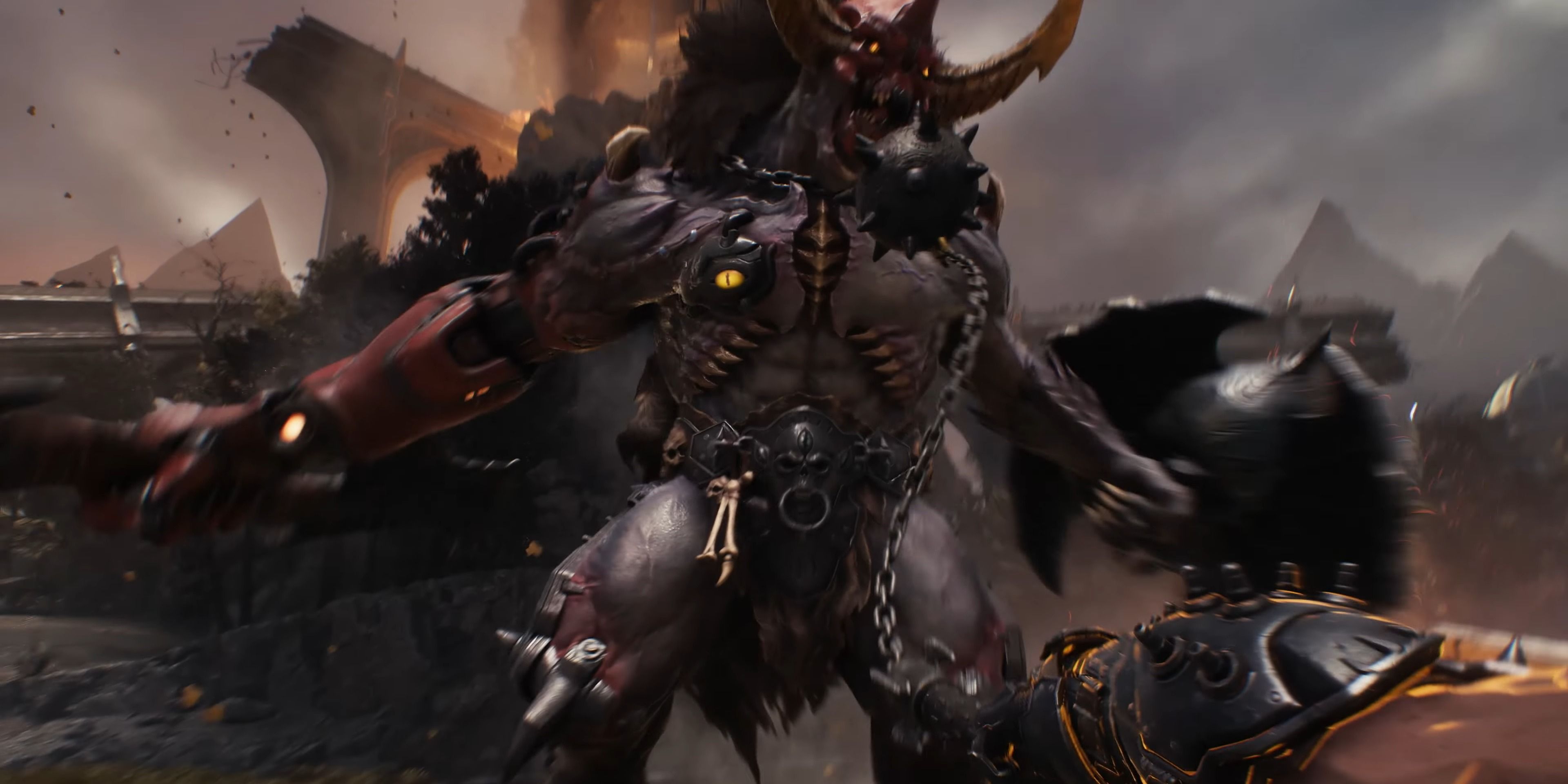 doom the dark ages, new melee attack being used on a demon
