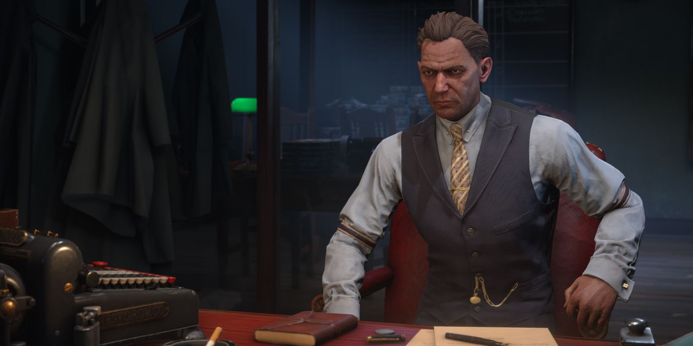empire of Sin old dude sitting at a desk