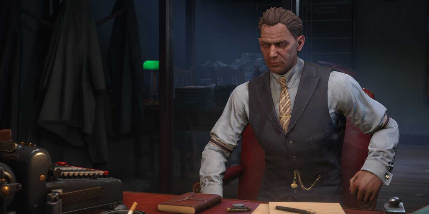 empire of Sin old dude sitting at a desk