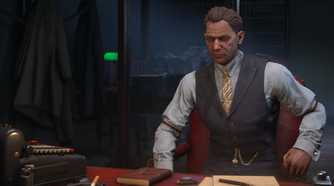 empire of Sin old dude sitting at a desk