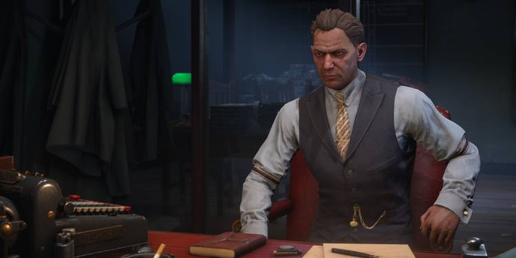 empire of Sin old dude sitting at a desk