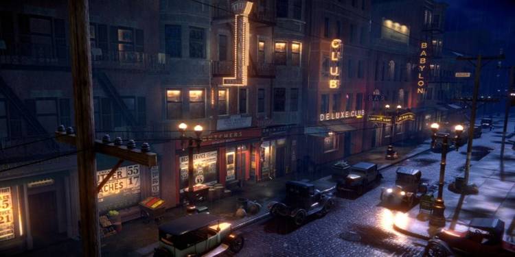 Empire of Sin bustling city street