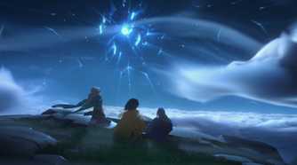 everwild art showing a starry sky