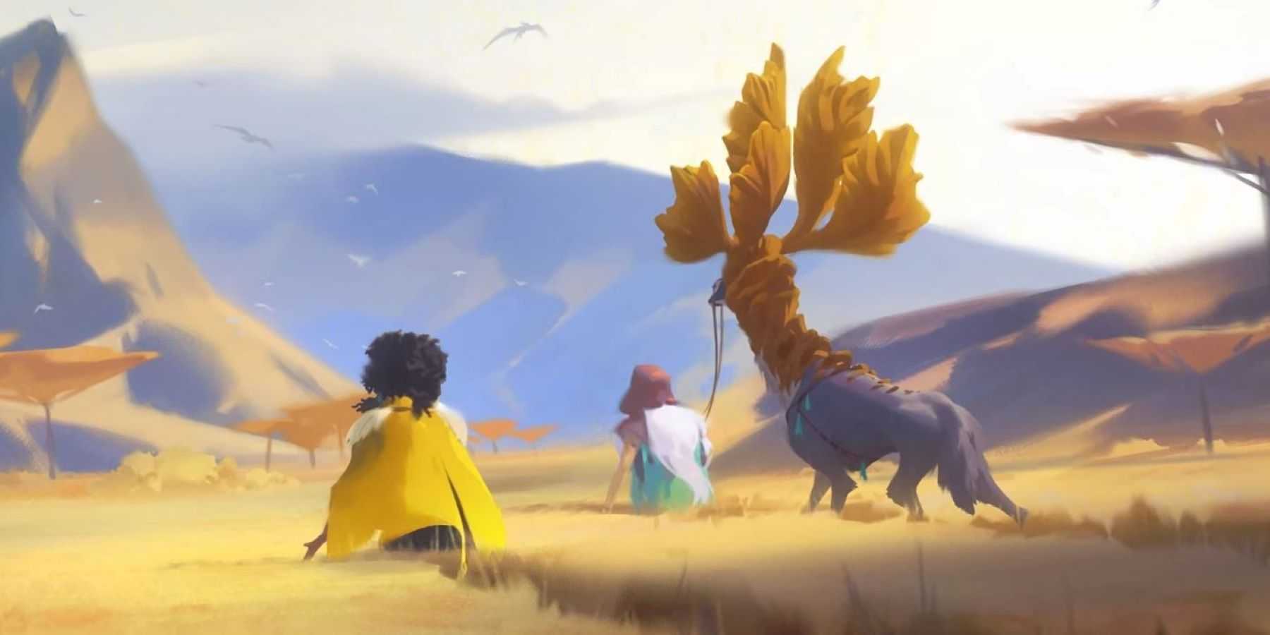 everwild art featuring big antler animal