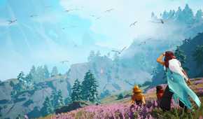 everwild art featuring a large open landscape