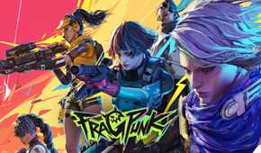 fragpunk key art featuring the logo and several Lancers