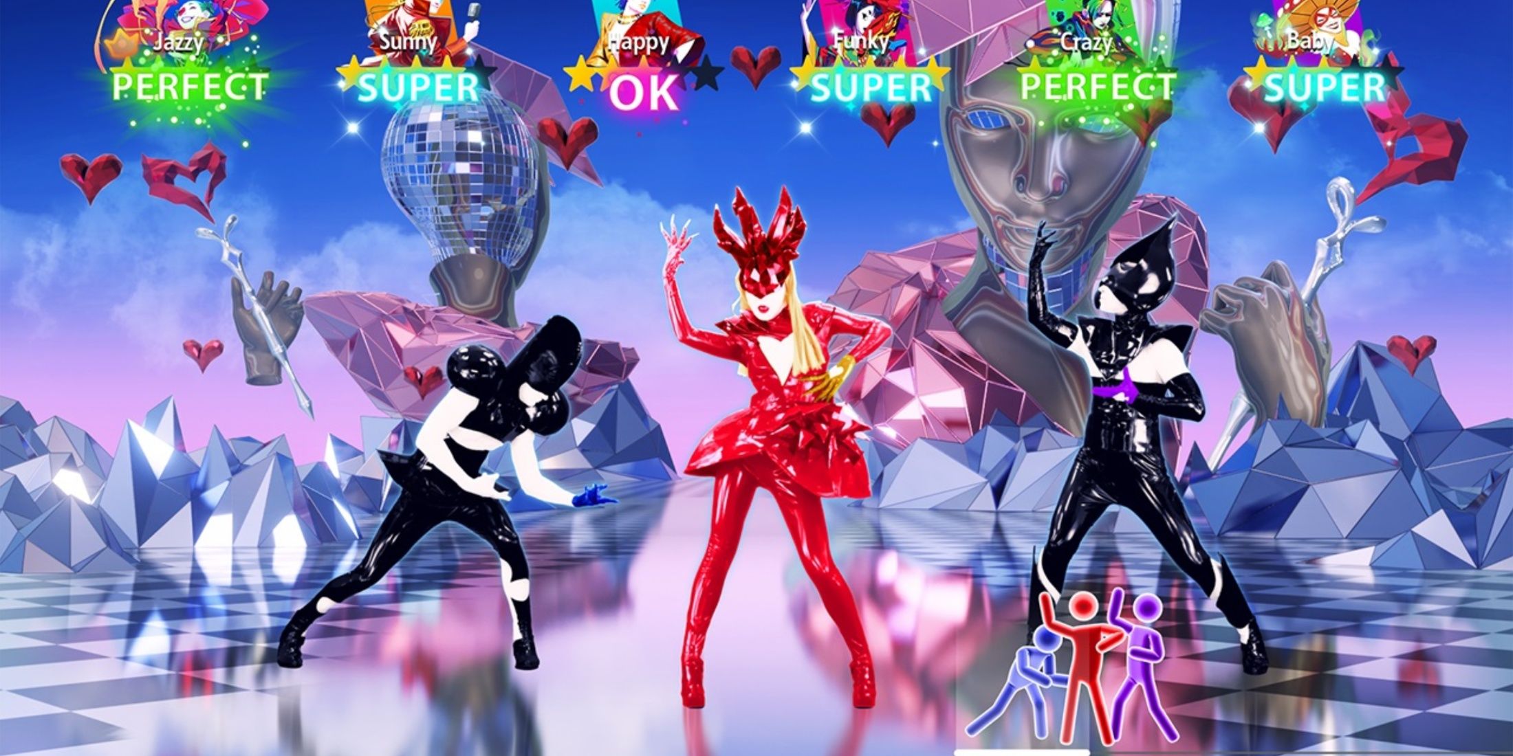 A screenshot of gameplay from Just Dance 5
