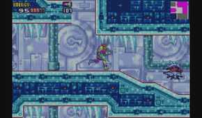 A screenshot of gameplay from Metroid Fusion