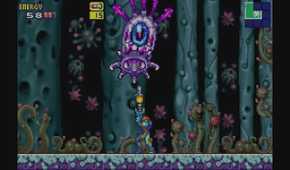A screenshot of gameplay from Metroid Fusion
