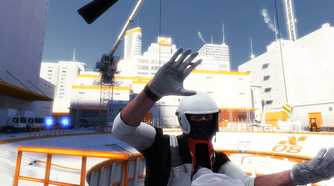 kicking a person in Mirror's Edge